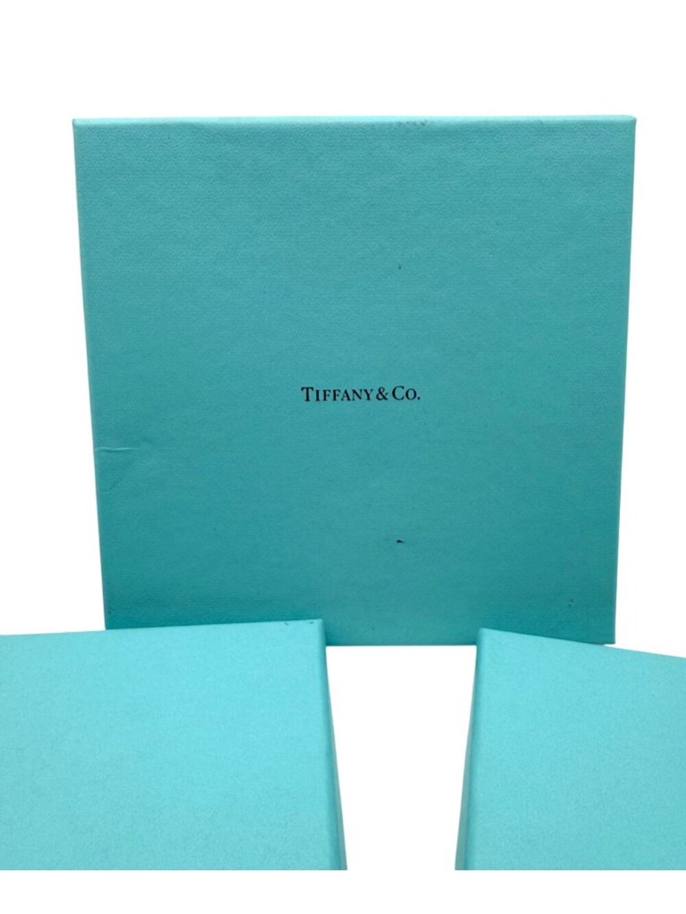 Authentic Tiffany & Co Blue Square Gift Boxes Empty 6" x 6" For Jewelry SET of 3 - Picture 3 of 6